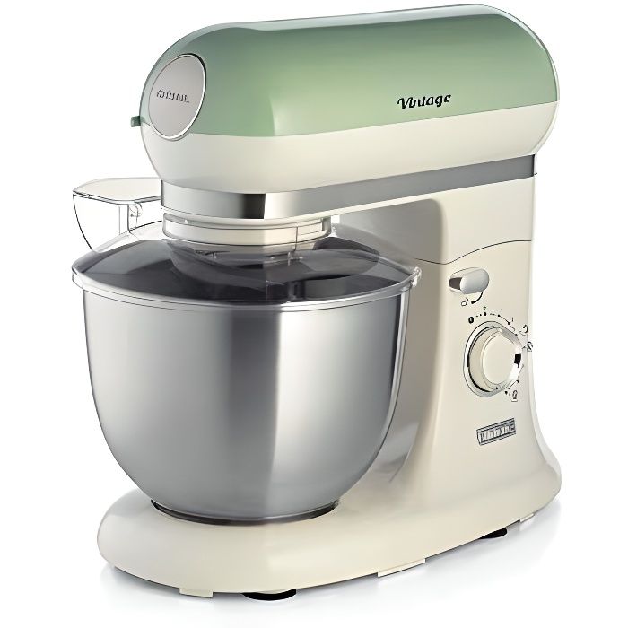 Ariete 00C158804AR0 1588 Robot Pâtissier Vintage, 2400 W, Pastel - - Ariete