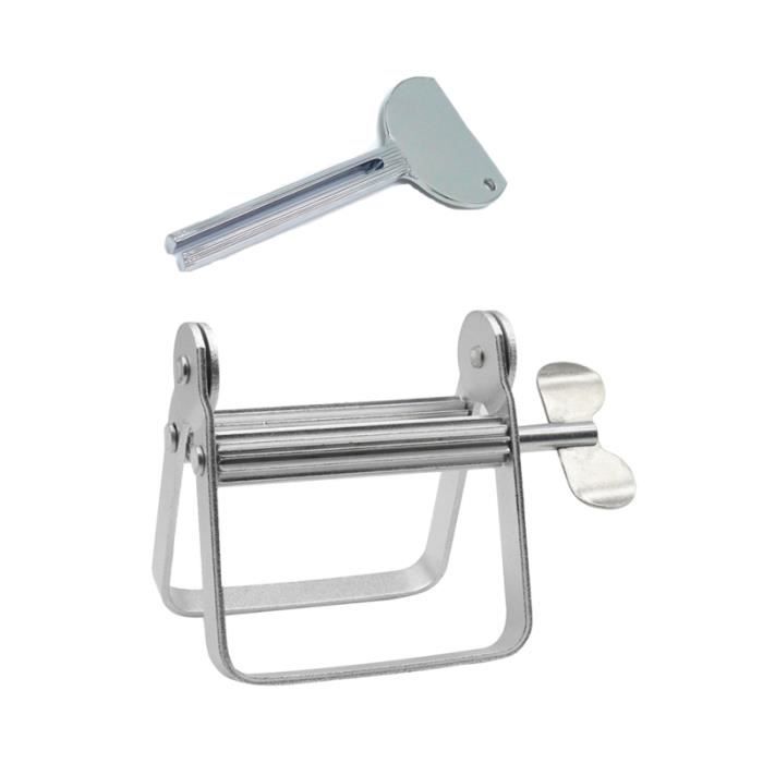 2 pièces presse-tubes utile créatif en alliage d'aluminium dentifrice presse-dents outil de distributeur de pâte à TUBE PRESS