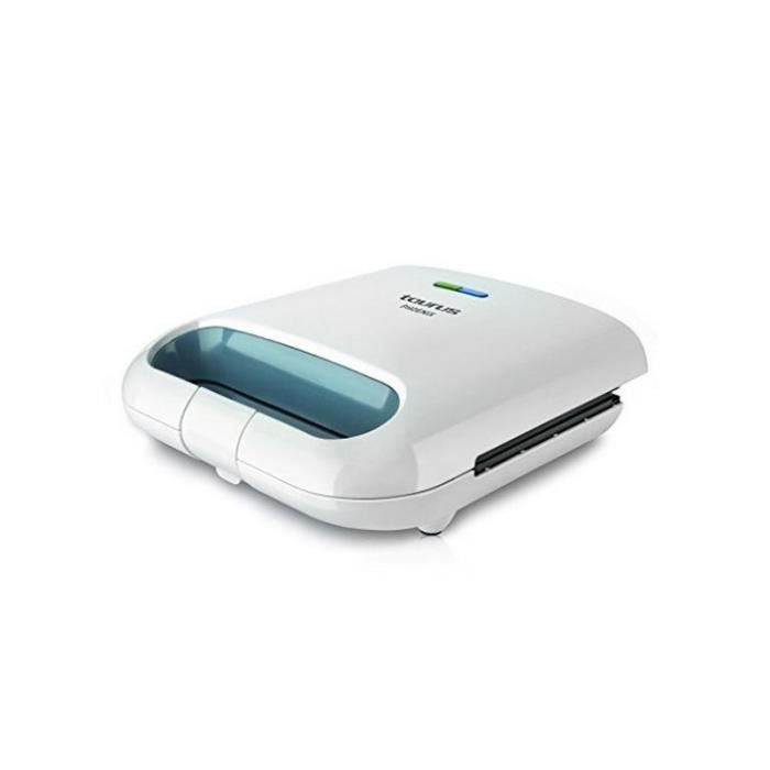 TAURUS Appareil à croque-monsieur Phoenix - 800 W - Blanc