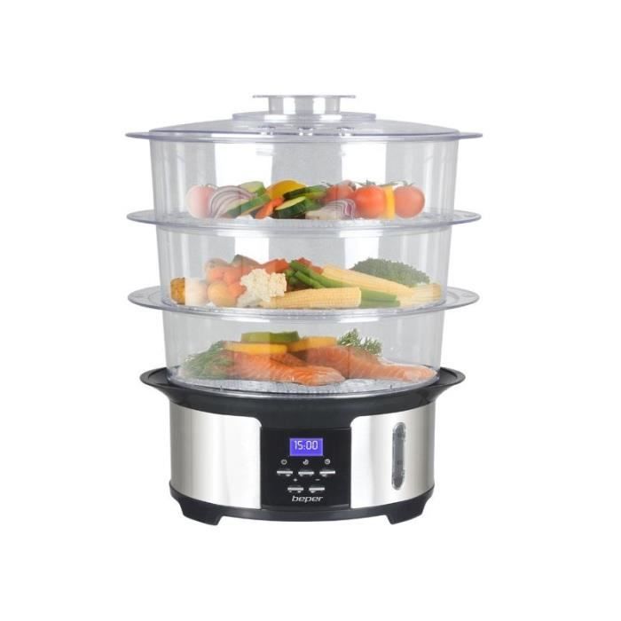 BEPER 90541 Cuiseur vapeur - Inox