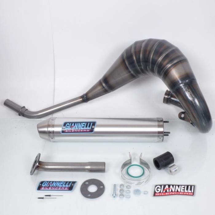 Pot d échappement GIANNELLI pour moto Husqvarna 125 WRE 2000-2006 54607HF 54608HF