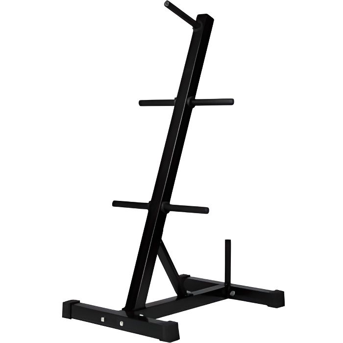 Rack de rangement noir pour poids disques - GS020