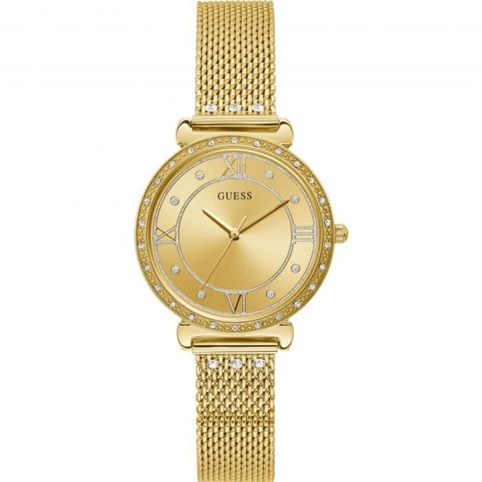 GUESS Femme 34mm Bracelet & Boitier Acier Inoxydable Quartz Montre W1289L2