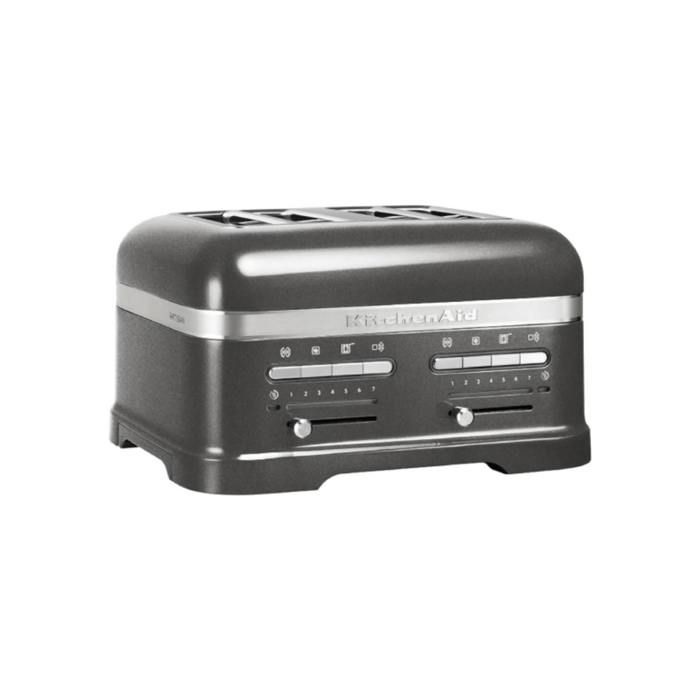 Kitchenaid - grille-pains 4 fentes 2500w gris étain - 5kmt4205 ems