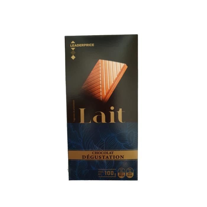 Chocolat dégustation - lait - 100g