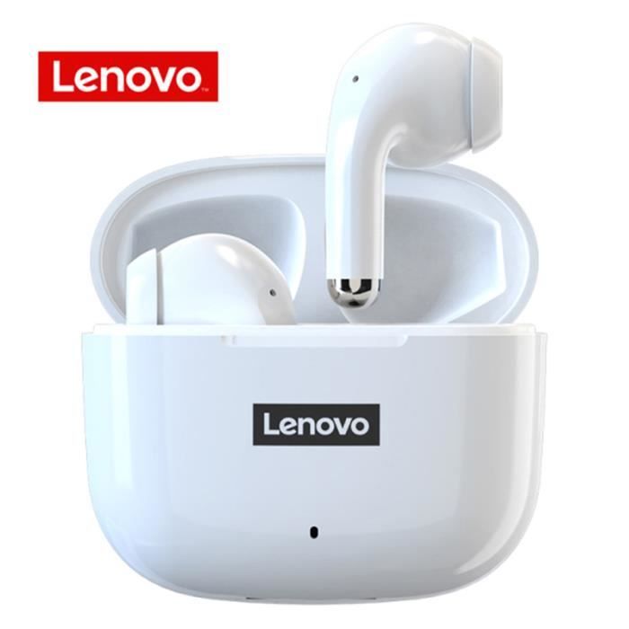 LENOVO LP40 PRO Bluetooth 5.1 Écouteurs Sans fil TWS Véritables Oreillettes Blanc
