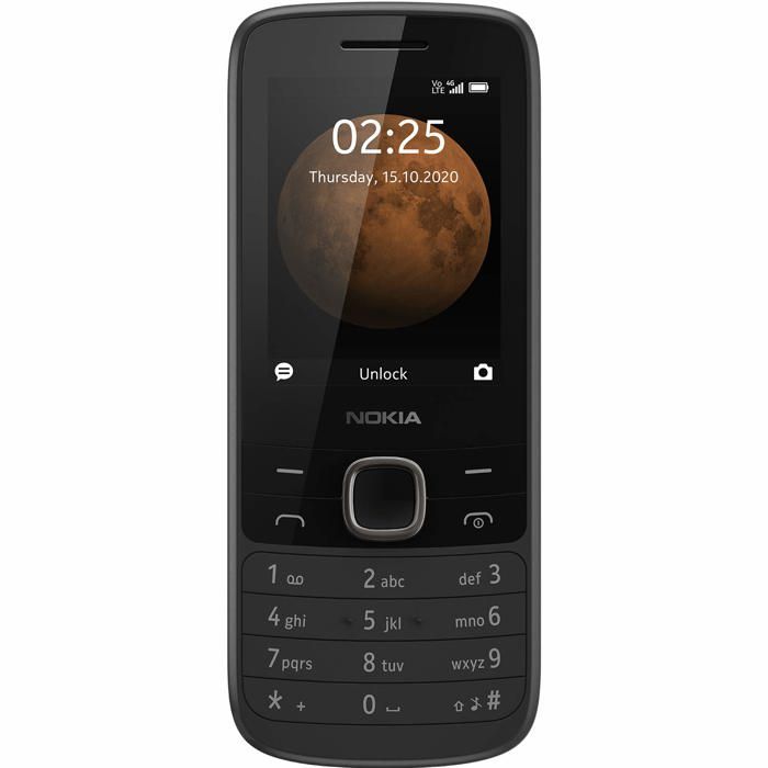 Téléphone portable Nokia 225 2020 16QENB01A03 noir 1 pc(s)