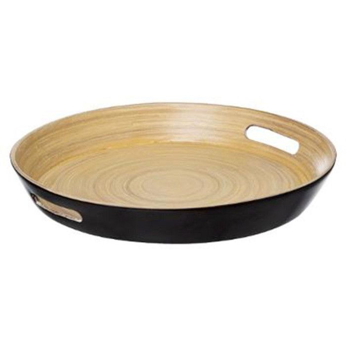 Plateau Rond en Bambou \