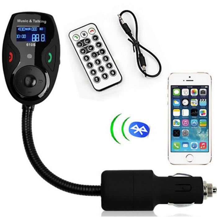 voiture MP3 Bluetooth émetteur FM modulateur SD carte cigare briquet