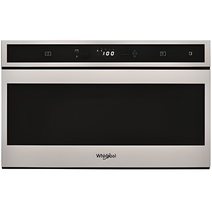 Micro-ondes encastrable, inox anti-trace, solo, 22L, plateau 25 cm, pla