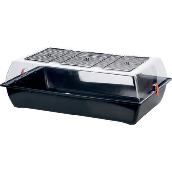 Cage Grand Rongeur Indoor Vision Cdi Xl Orange Gris - Zolux