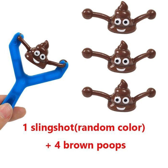 2 Jouets Fidget Extensibles 'caca' Rigolos - Remplissage De Bas De Noël, Cadeau Enfants, Anti-stress