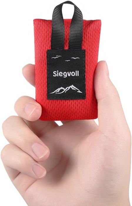 Couverture Pique-nique Portable Siegvoll - Ultra Légère 70x110cm - Sac Inclus - Idéale Plage, Camping