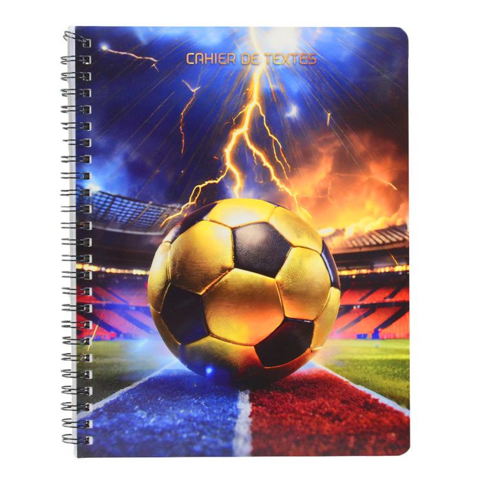 Cahier De Textes FC BARCELONE Carton Noir