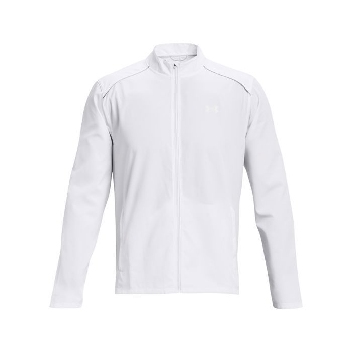 Veste imperméable - UNDER ARMOUR - Storm - Blanc - Résistante au vent - Poches zippées