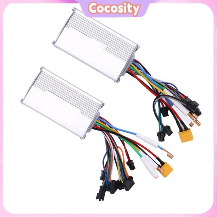 Contrôleur de moteur à double entraînement 48V 25A 1200W Kit de contrôleur arrière efficace Scooter à vélo électrique