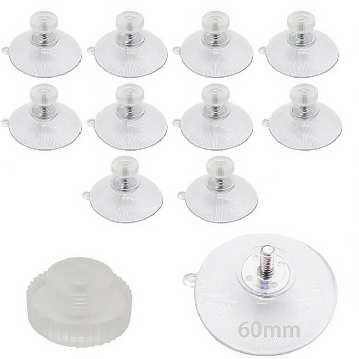 Ventouse Transparent Ø 13,5 Mm – Lot Pour Tablette Verre Sur Consoles Classic 50 & 32 – Element System