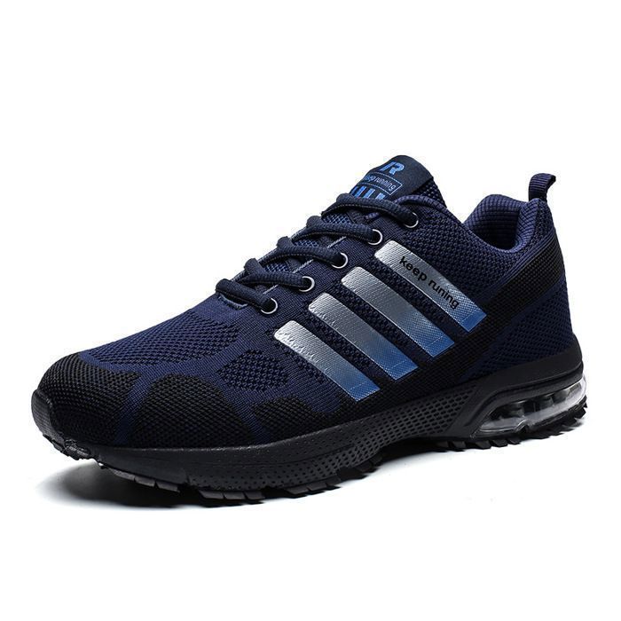 INSFITY Basket Homme Respirant Femme Sport Grande taille - Bleu