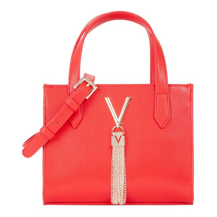 Sac Rouge VALENTINO Sac à main rouge pour femme - Divina Shopping Bag Rosso ...