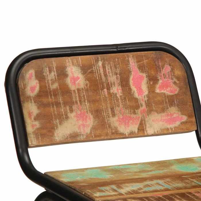 TOP 2026 Tabourets de bar lot de 2 - Meuble de bar - pour 2 personnes - 46x35 5x80cm bois massif récupération TT608