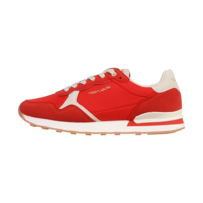 Teddy smith Basket Cuir Teddy Smith - Rouge