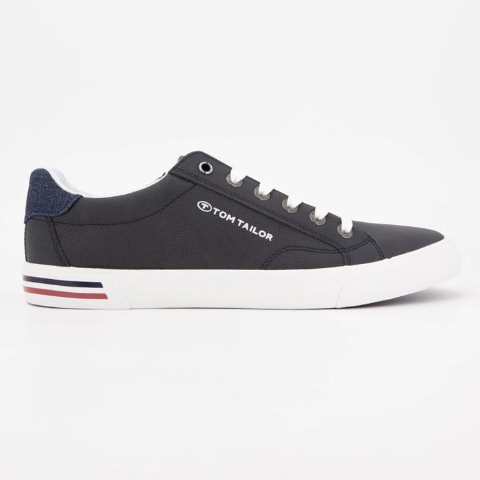 Tom Tailor Baskets basses en toile à lacets avec logo Homme TOM TAILOR