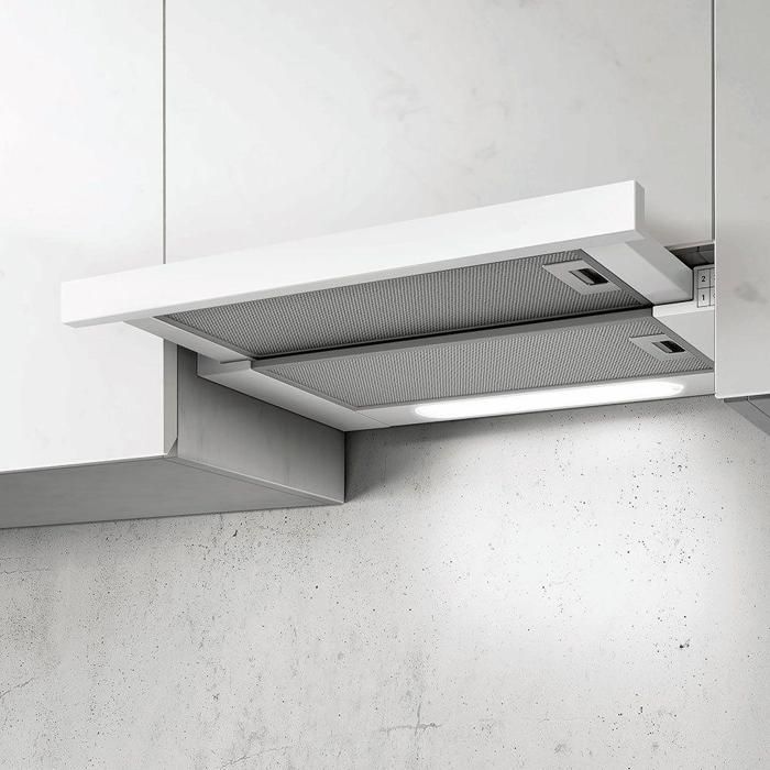 Hotte télescopique Elica elite 14 lux wh/a/50 336 m³/h