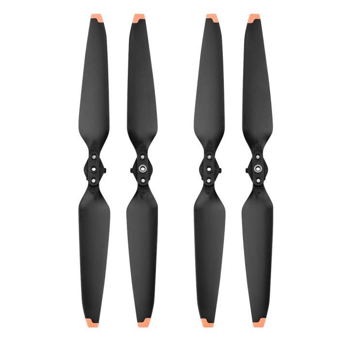 Lot De 4 Hélices De Rechange Pour Drone DJI Neo 2 - Lames Transparentes Noires, 51 Mm, Système à Dégagement Rapide