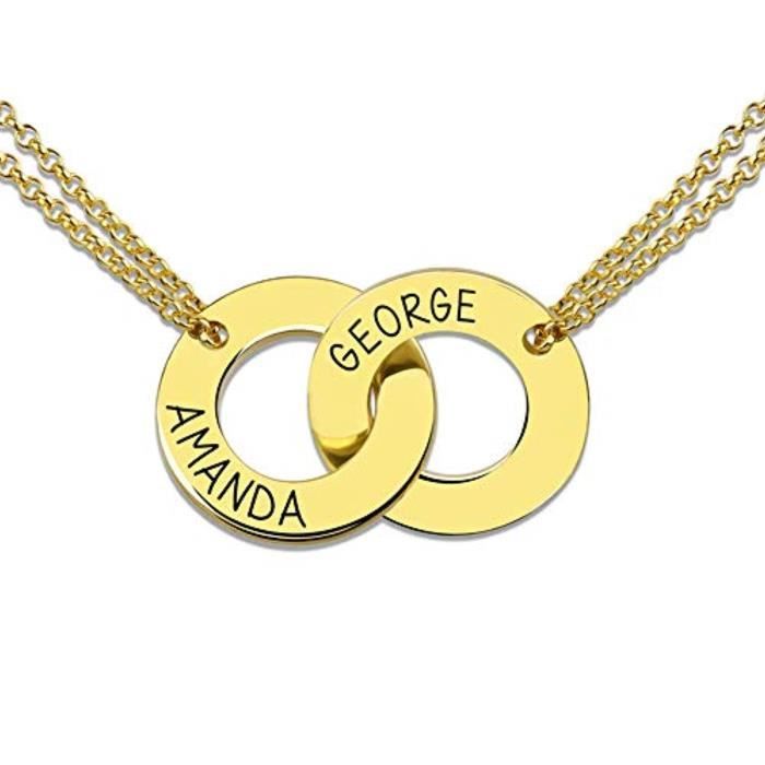 Chaine gravé femme clearance