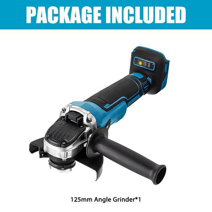 Meuleuse Droite Sans Fil 18V Compatible Makita - Moteur Sans Balais, 4 Vitesses