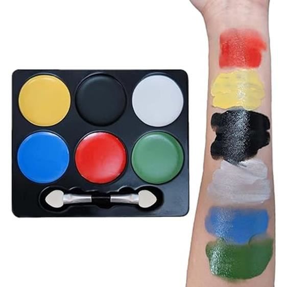 ARTEZA Peinture Au Doigt – Set De 30 Couleurs Lavables, Non Toxique, Flacons De 30 Ml – Pour Tout-petits, Papier, Toile, Bricolage