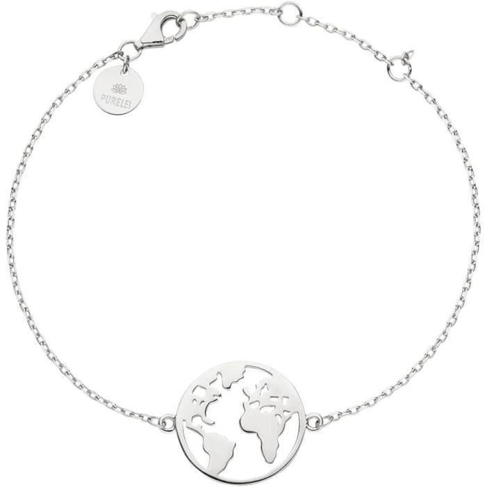 Bundle PURELEI® Worldmap - Set Di 2 Collane A Mappa, Basic E Versatile, Con 30 Giorni Di Prova