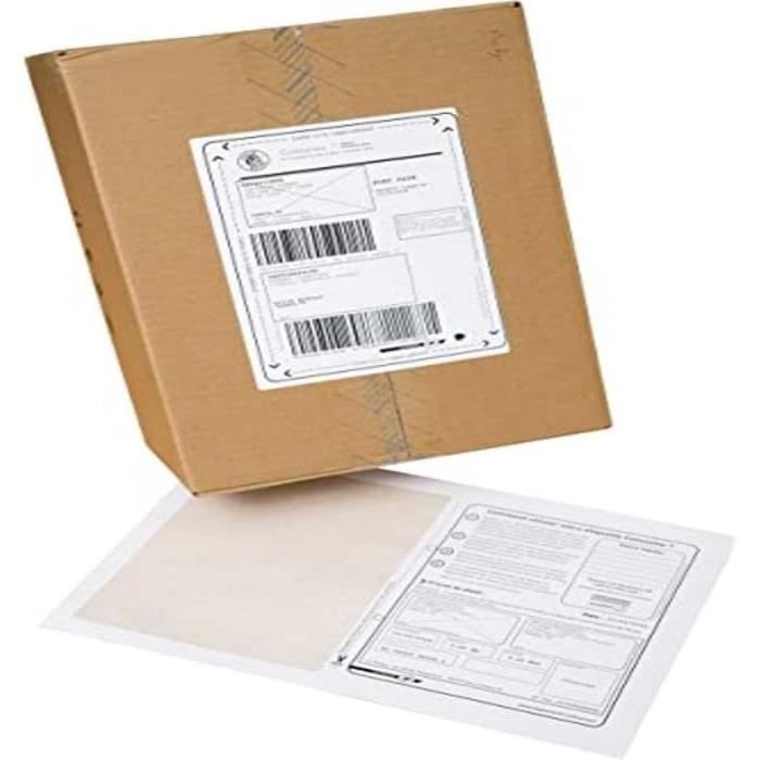 Lot De 1000 Étiquettes Thermiques 4x6" (100x150 Mm) – Blanc, Perforées, Ultra Adhésives – Compatibles DHL, UPS, FedEx, Amazon & Imprimantes Brother, Zebra, Rollo