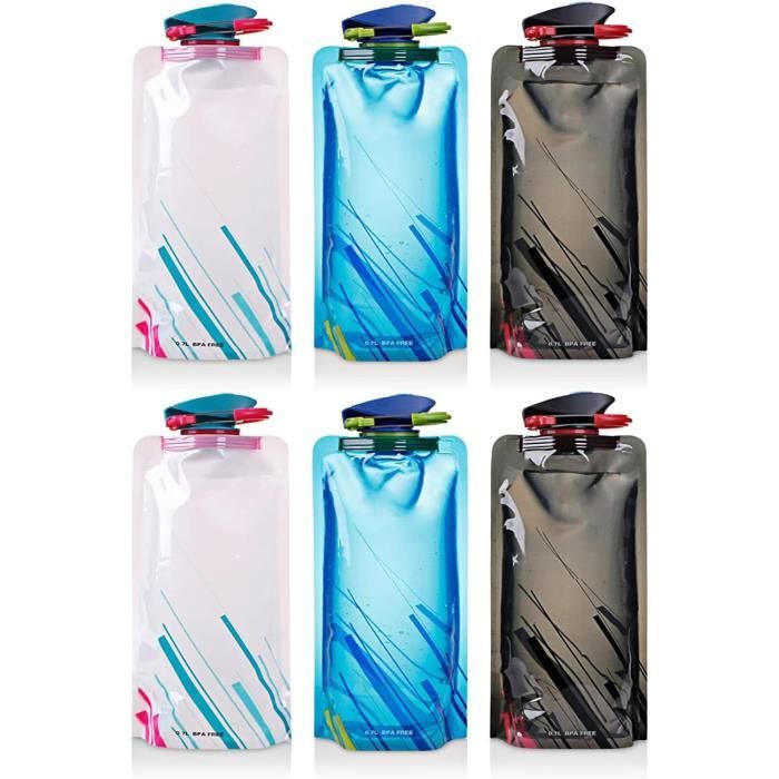Lot De 6 Gourdes Outdoor – CamelBak, Nalgene, Contigo, Diverses Capacités