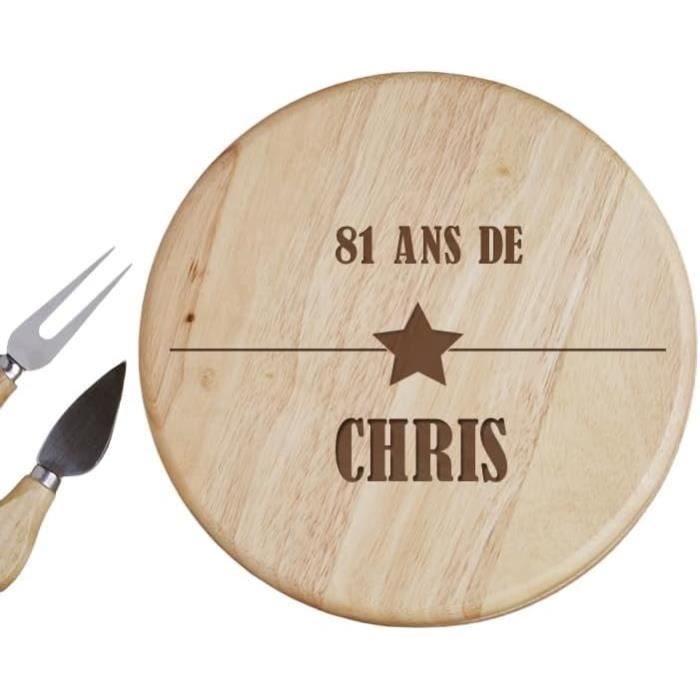 Caisse à Vin Personnalisée 53 Ans - Cadeau Anniversaire Homme Gravure Sur Mesure