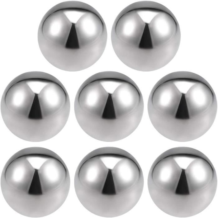 Billes En Acier Inoxydable 304 - Diamètre 75 Mm (Plusieurs Tailles) - Lisses Et Durables - Multi-Usages