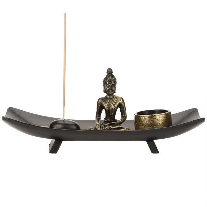 1 Ensemble D Articles D Ameublement Porte Encens Bougeoir Bouddhisme Zen Pour La Decoration De La Maison Men Cdiscount Maison
