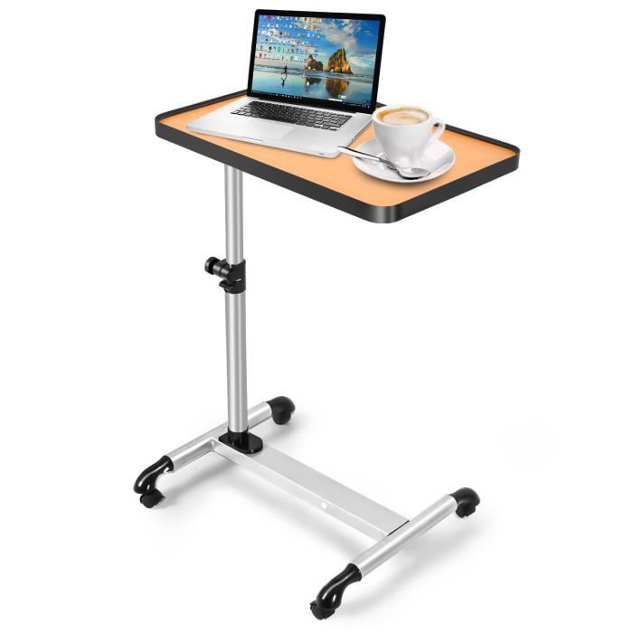 Table Pour Ordinateur Portable A Roulettes Support Pour Ordinateur
