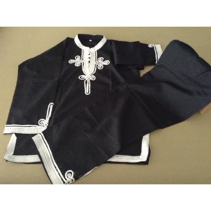 Jabador Djellaba Noir Taille 14 16 Ans Garcon Cdiscount Pret A Porter