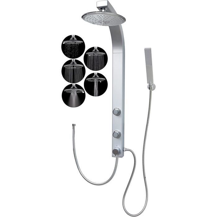 Colonne de Douche hydromassante sans Panneau de Douche