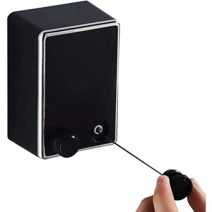 Corde à Linge Rétractable Exterieure Fil à Linge Réglable 4.2 Mètres