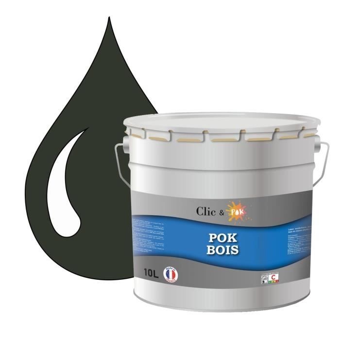 Peinture Boiserie Bois intérieur extérieur - DECO BOIS Glycéro - Vert sapin  - RAL 6009 - 10L + Monture et Rouleau - Achat / Vente traitement meuble bois  BOIS RAL 6009-10L + GRATUIT - Cdiscount