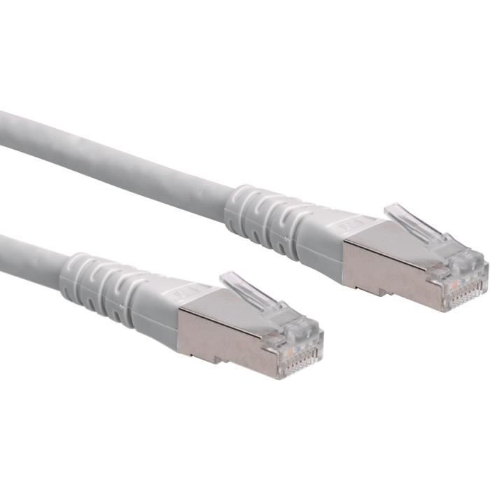 INECK® CAT.6 1M Ethernet Câble Gigabit LAN Réseau ** 2 fiches RJ45 ** haute  vitesse 10 - 100 - 1000 Mo-s, S-FTP