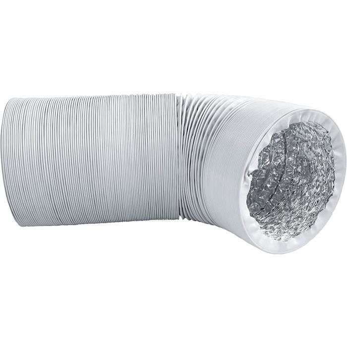 Tuyau d'évacuation d'air avec isolation en aluminium de qualité