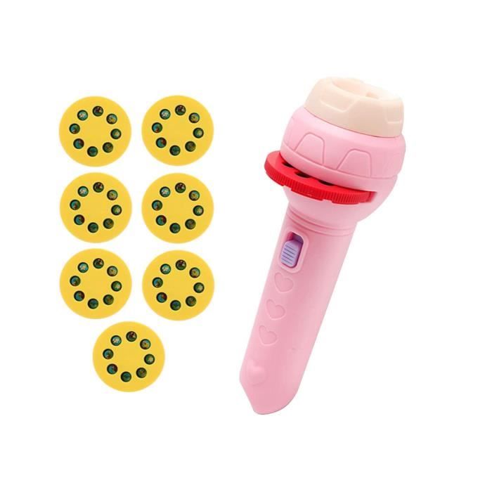 Torche De Projection Lampe De Poche Pour Enfants Projecteur Dhistoires De Sommeil Enfants Lampe De Poche De Lumineux.