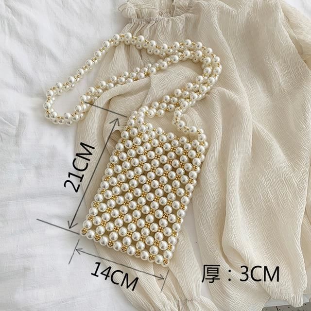 Sac en sales perles vintage