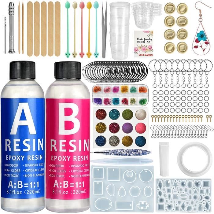 Resin Pro ® Kit de Résine Époxy Transparente, Fourniture pour la