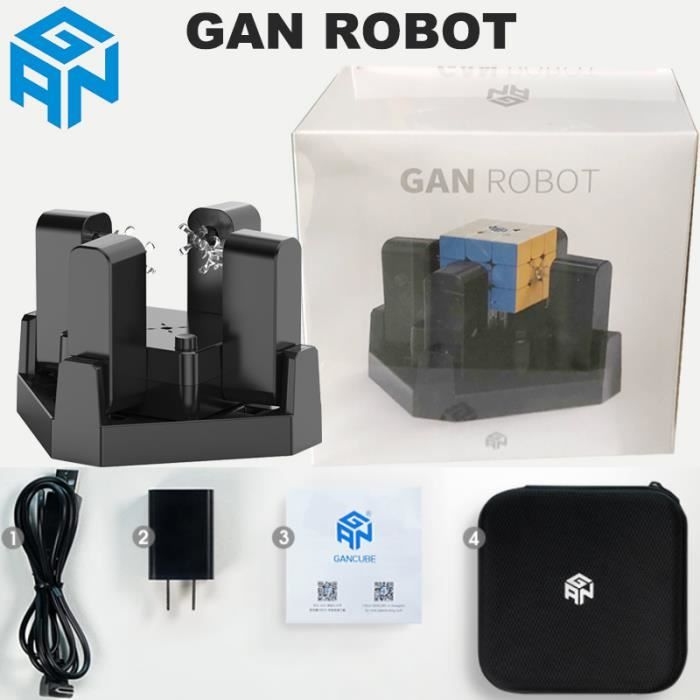 GAN 356ME Golden Magic Cube – Rubik’s Cube 3x3x3 Magnétique édition Nouvel An Chinois 2025 – Sans Autocollant
