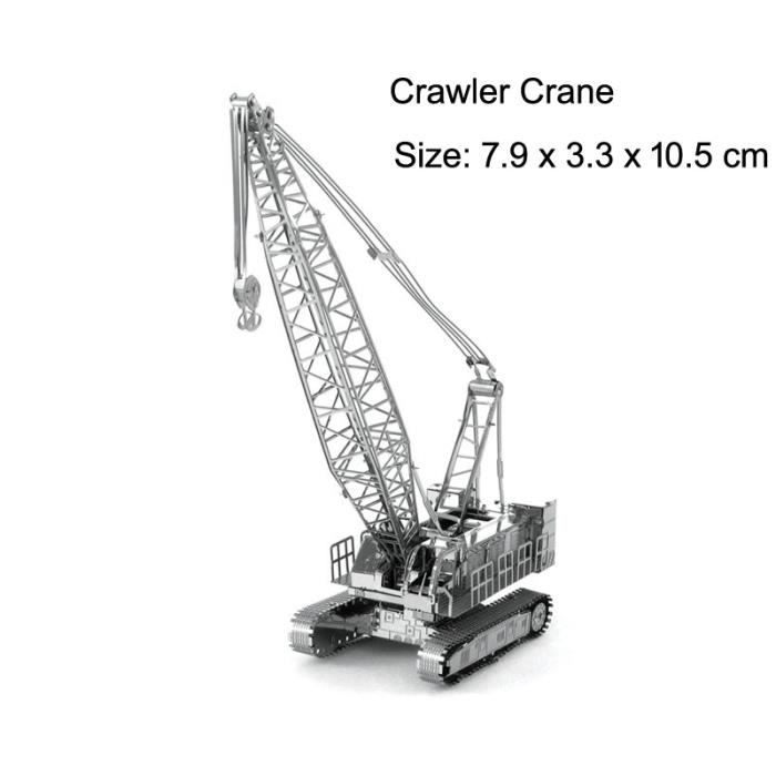 Grue Sur Chenilles Radiocommandée Géante Pour Enfants - Échelle 1:12, 40 Cm - Avec Lumières, Sons Et Rotation 360°