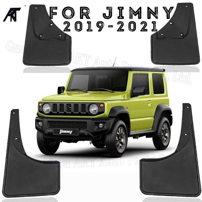 Lot De 4 Bavettes Garde-boue Pour Suzuki Jimny JB (1999-2017) - Avant Et Arrière - Plastique Souple PP - Protection Contre Boue Et Graviers